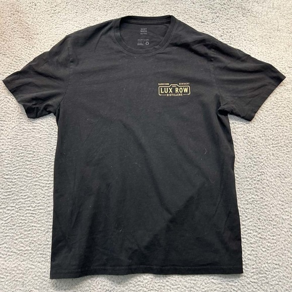 Lux Row Distillers Bourbon T-Shirt Mens Large Rebel Blood Oath Extra Brooks - Picture 5 of 6